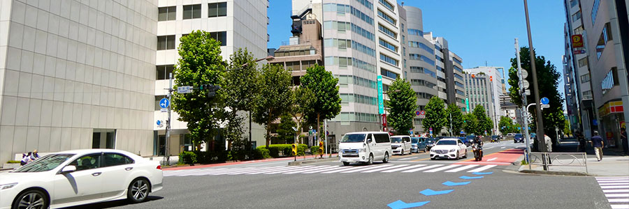 自転車専用レーンのイメージ